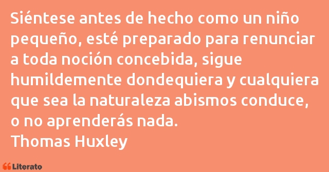 Frases de Thomas Huxley