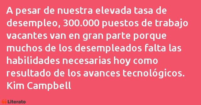 Frases de Kim Campbell