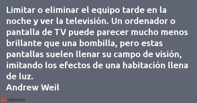 Frases de Andrew Weil