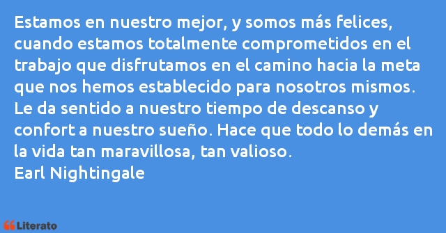 Frases de Earl Nightingale