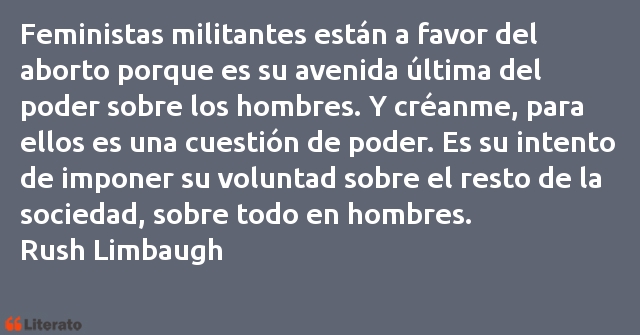 Frases de Rush Limbaugh