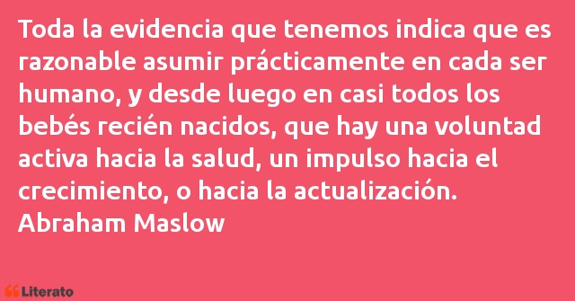 Frases de Abraham Maslow