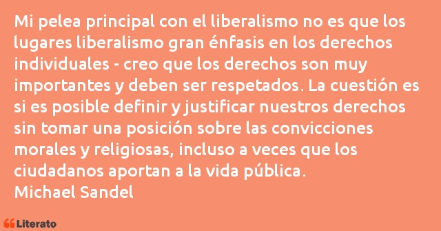 Frases de Michael Sandel