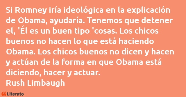 Frases de Rush Limbaugh