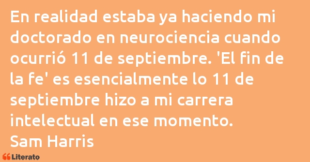 Frases de Sam Harris