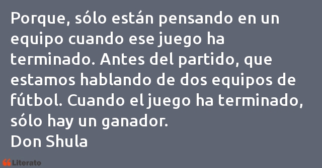 Frases de Don Shula