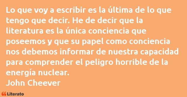 Frases de John Cheever