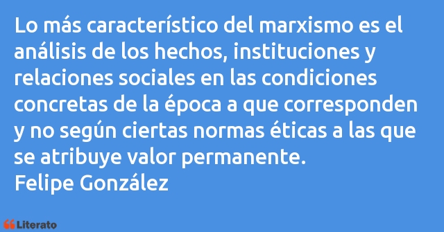 Frases de Felipe González