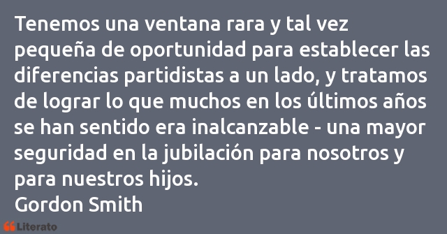 Frases de Gordon Smith