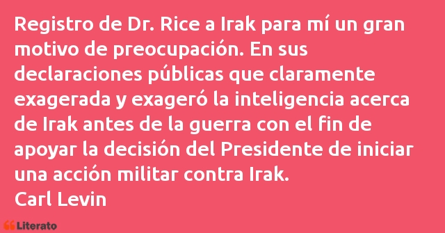 Frases de Carl Levin