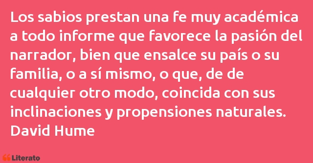 Frases de David Hume