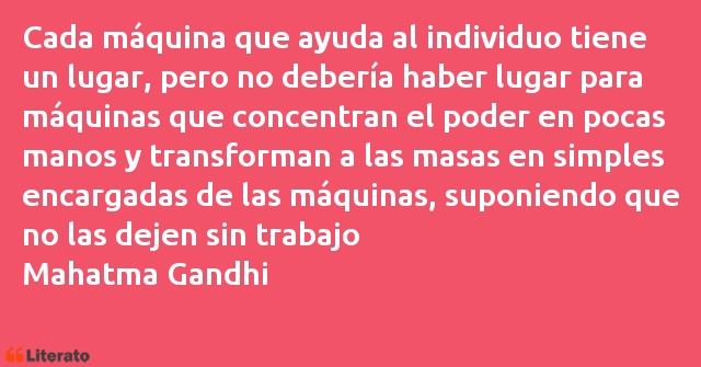 Frases de Mahatma Gandhi