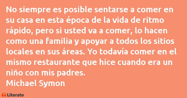 Frases de Michael Symon