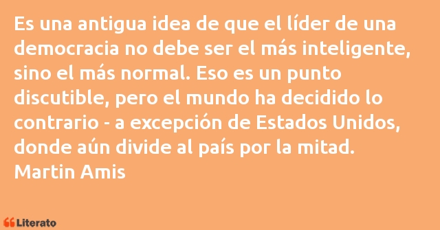 Frases de Martin Amis