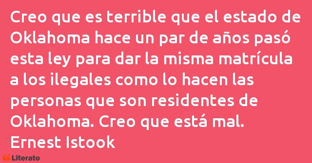 Frases de Ernest Istook