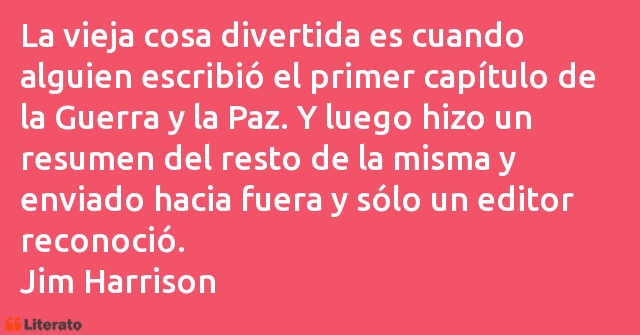 Frases de Jim Harrison