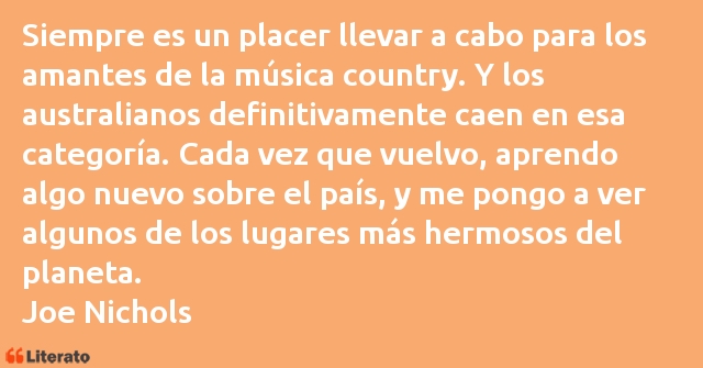 Frases de Joe Nichols