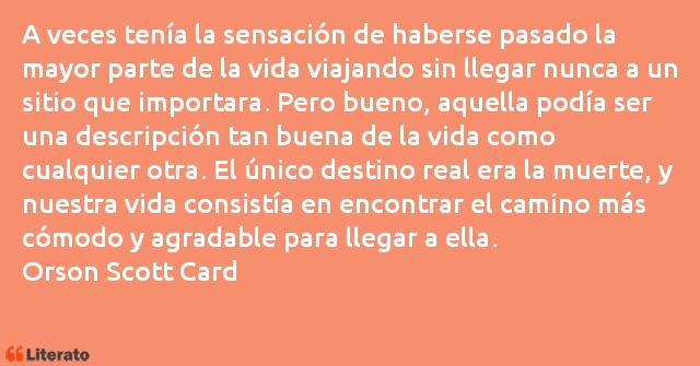 Frases de Orson Scott Card