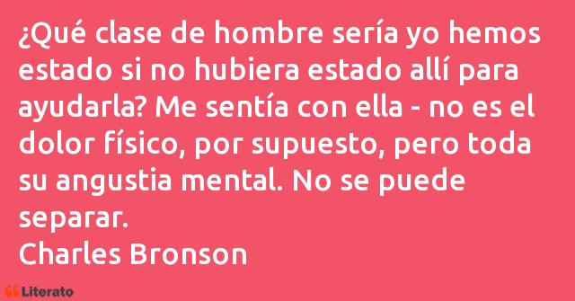 Frases de Charles Bronson