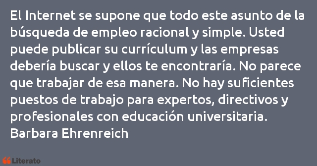 Frases de Barbara Ehrenreich
