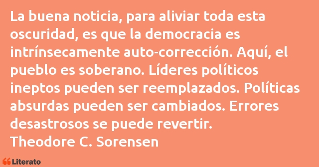 Frases de Theodore C. Sorensen