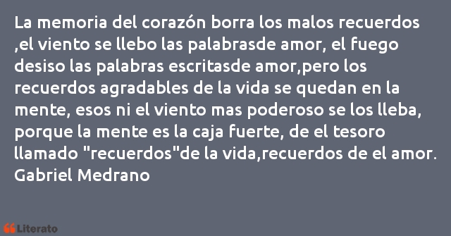 Frases de Gabriel Medrano