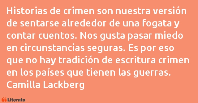 Frases de Camilla Lackberg