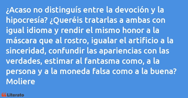 Frases de Moliere