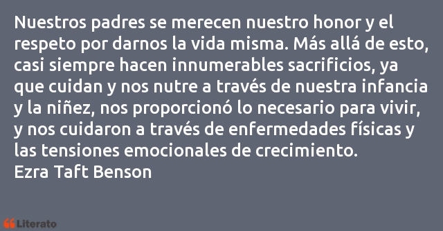 Frases de Ezra Taft Benson