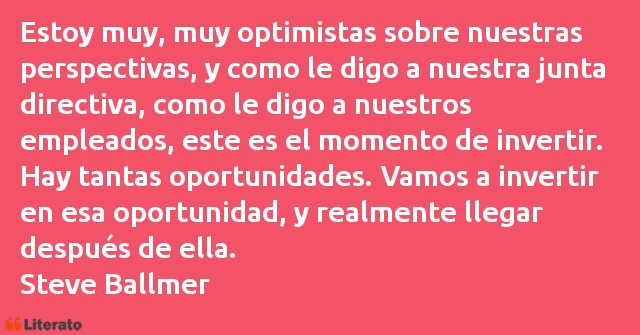 Frases de Steve Ballmer