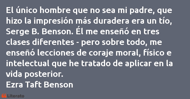 Frases de Ezra Taft Benson