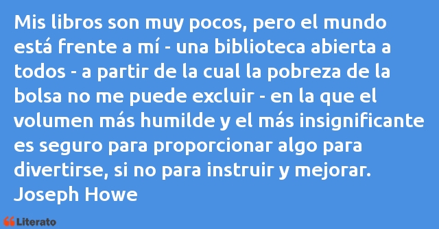 Frases de Joseph Howe