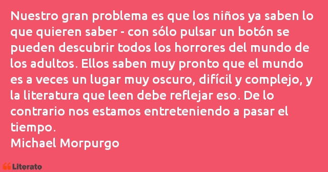 Frases de Michael Morpurgo