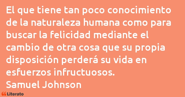 Frases de Samuel Johnson