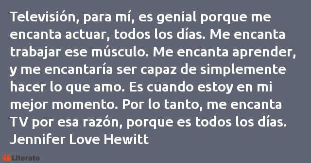 Frases de Jennifer Love Hewitt