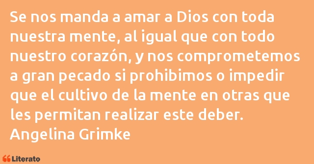 Frases de Angelina Grimke