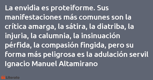 Frases de Ignacio Manuel Altamirano