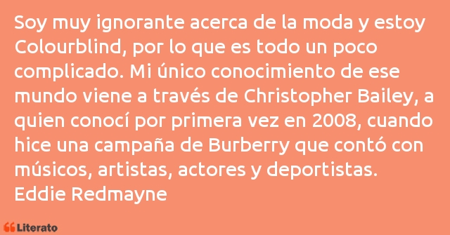 Frases de Eddie Redmayne