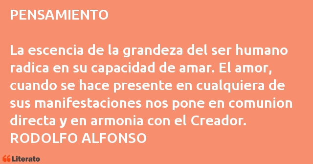 Frases de RODOLFO ALFONSO