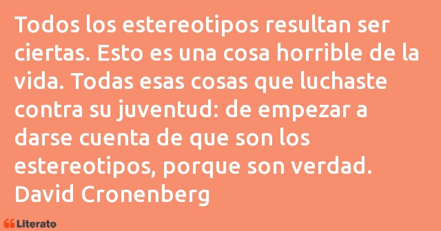 Frases de David Cronenberg