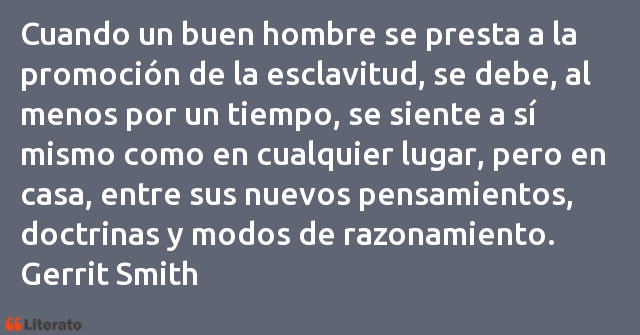 Frases de Gerrit Smith
