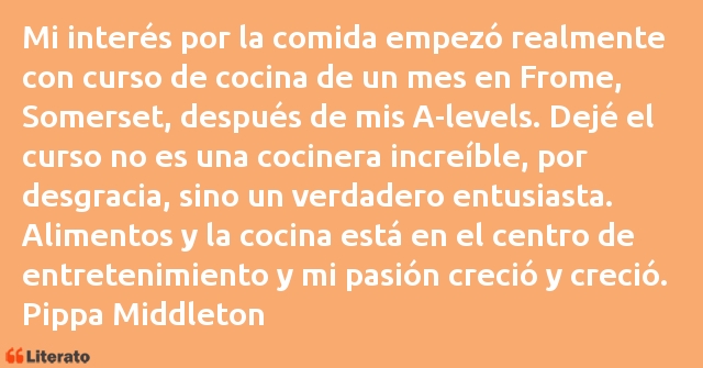 Frases de Pippa Middleton