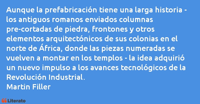 Frases de Martin Filler