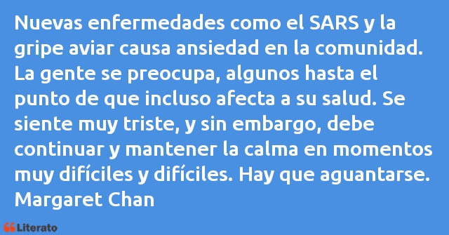 Frases de Margaret Chan