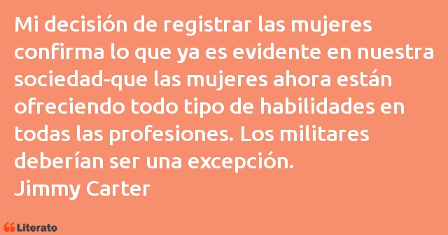 Frases de Jimmy Carter