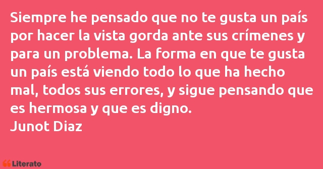 Frases de Junot Diaz