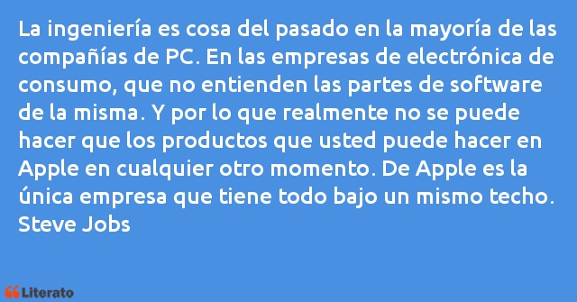 Frases de Steve Jobs