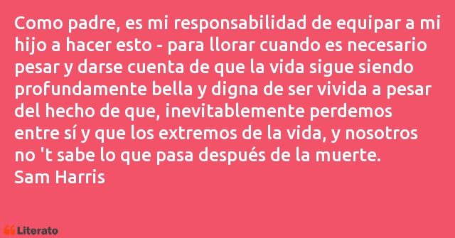 Frases de Sam Harris