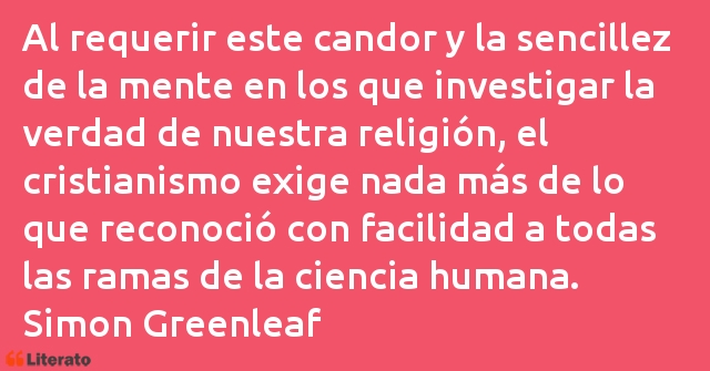 Frases de Simon Greenleaf