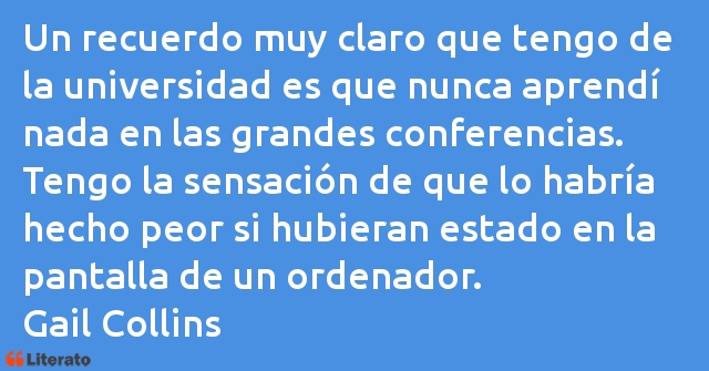 Frases de Gail Collins